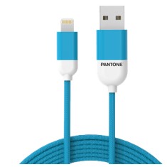 Cable nylon pantone lightning a usb 1.5m azul