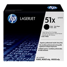 Toner hp 51x q7551x negro 13000 pag