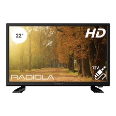 Tv radiola 22pulgadas full hd - hdmi -  usb -  adaptador 12v.