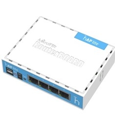 Mikrotik router board rb - 9412nd hap lite with 650mhz cpu 32mb ram 4xlan built - in 2.4ghz 802b - g - n 2x2 two chain wireless  -  -  firmware modificado para uso exclusivo telmi telecom