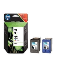 Multipack tinta hp 21 - 22 sd367ae negro - tricolor d1400 -  f2100 -  j3600 -  3180