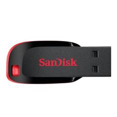 Memoria usb 2.0 sandisk 16gb cruzer blade rojo