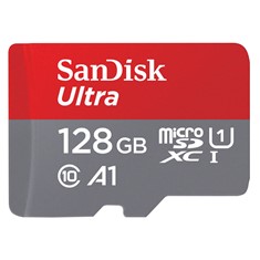 Tarjeta memoria micro secure digital sd xc + adaptador sandisk - 128gb - clase 10 - sdxc - 100mb - s