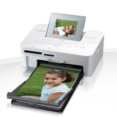 Impresora canon cp1000 sublimacion color photo selphy 300ppp -  usb blanca