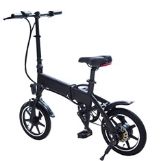 Bicicleta electrica skateflash folding ebike compact rueda 14pulgadas bateria 7.8a motor 36v - 250w autonomia hasta 35km