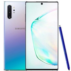 Telefono movil smartphone samsung galaxy note 10 plus -  aura glow - 6.8pulgadas - 256gb rom - 12gb ram - 12 + 16 + 12 mpx -  10mpx - octa core - dual sim - lector de huella