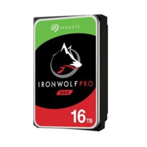 Disco duro interno hdd seagate ironwolf nas st16000ne000 16tb 3.5pulgadas 7200rpm -  256mb -  sata 6gb - s