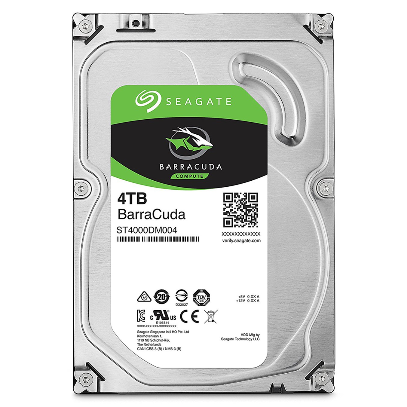 Disco duro interno hdd seagate st4000dm004 4tb 3.5pulgadas 5900rpm -  256mb -  sata 6gb - s