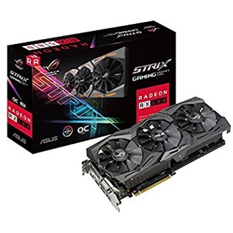 Tarjeta grafica asus radeon rog strix - rx580 - o8g - gaming 8gb gddr5 dvi hdmi display port