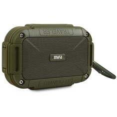 Altavoz mifa f7 verde bluetooth - resitente al agua ipx6 - manos libres - sonido 360.