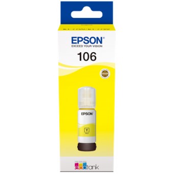 Cartucho tinta epson c13t00r440 106 ecotank amarillo ink et - 7700 - et - 7750