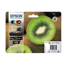 Multipack epson t02g740 5 colores claria 202xl  kiwi