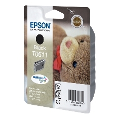 Cartucho tinta epson t061140 negro 8ml color stylus d68 -  88 -  d88+ -  dx3800 -  4200 -  4800 -  osito de peluche