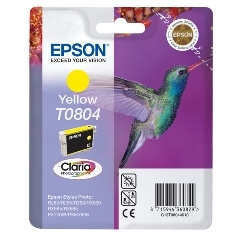 Cartucho tinta epson t0804 amarillo 7.4ml stylus photo r265 -  285 -  360 -  rx560 -  585 -  685 -  colibri