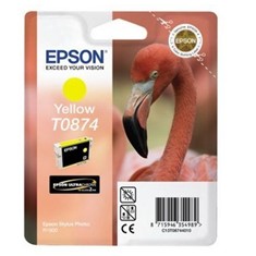 Cartucho tinta epson t087440 amarillo flamenco stylus r - 1900