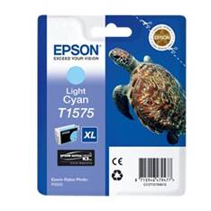 Cartucho tinta epson t157540 cian claro  photo r3000 - c13t15754010 -  tortuga