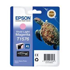 Cartucho tinta epson t157640 magenta vivo claro para epson photo r3000 - c13t15764010 -  tortuga