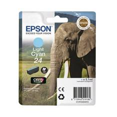 Cartucho tinta epson t242540 cian claro epson c13t24254010 -  elefante