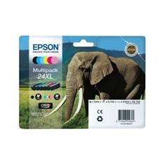 Multipack tinta epson t243840 6 colores 24xl expresion photo xp - 950 -  elefante