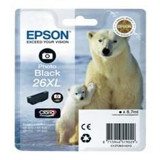 Cartucho tinta epson t263140 photo negro  xl xp - 600 - 605 - 700 - 800 -  oso polar