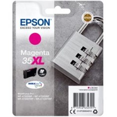 Cartucho tinta epson c13t35934010 magenta xl durabrite ultra ink 35xl -  1900 paginas - candado