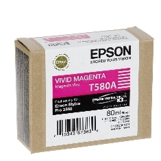 Cartucho tinta epson t580a magenta vivo 80ml stylus pro 3880