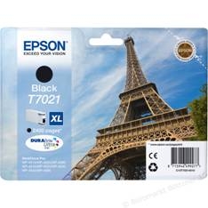 Cartucho tinta epson t702140 negro alta capacidad  wp4000 - 4500 2400pag -  torre eiffel