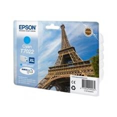 Cartucho tinta epson t702240 cian alta capacidad  wp4000 - 4500 2400pag -  torre eiffel