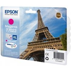 Cartucho tinta epson t702340 magenta alta capacidad  wp4000 - 4500 2400pag -  torre eiffel