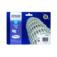 Cartucho tinta epson t791240 cian 6.5ml 800pag wf - 4630464051105190 -  torre de pisa