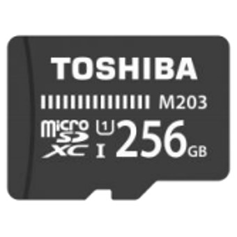 Tarjeta memoria micro secure digital sd uhs - i 256gb toshiba clase 10 + adaptador