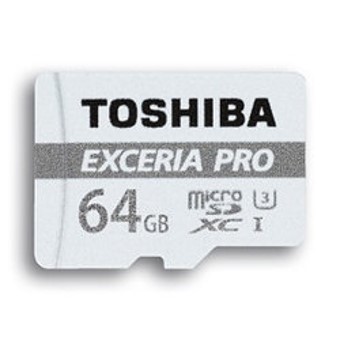 Tarjeta memoria micro secure digital sd 64gb toshiba exceria pro clase 10