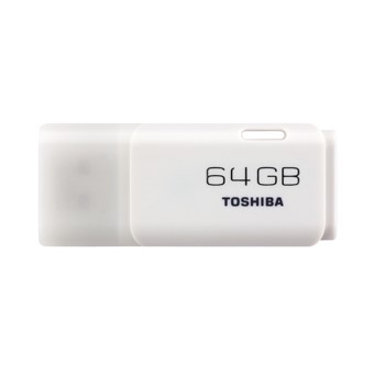 Memoria usb 2.0 toshiba 64gb hayabusa u202 blanca