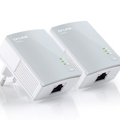 Pack x2 adaptadores de red linea electrica 500mbps power line tp - link