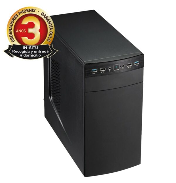 Ordenador pc phoenix topvalue intel core i3 8gb ddr4 240 gb ssd rw micro atx