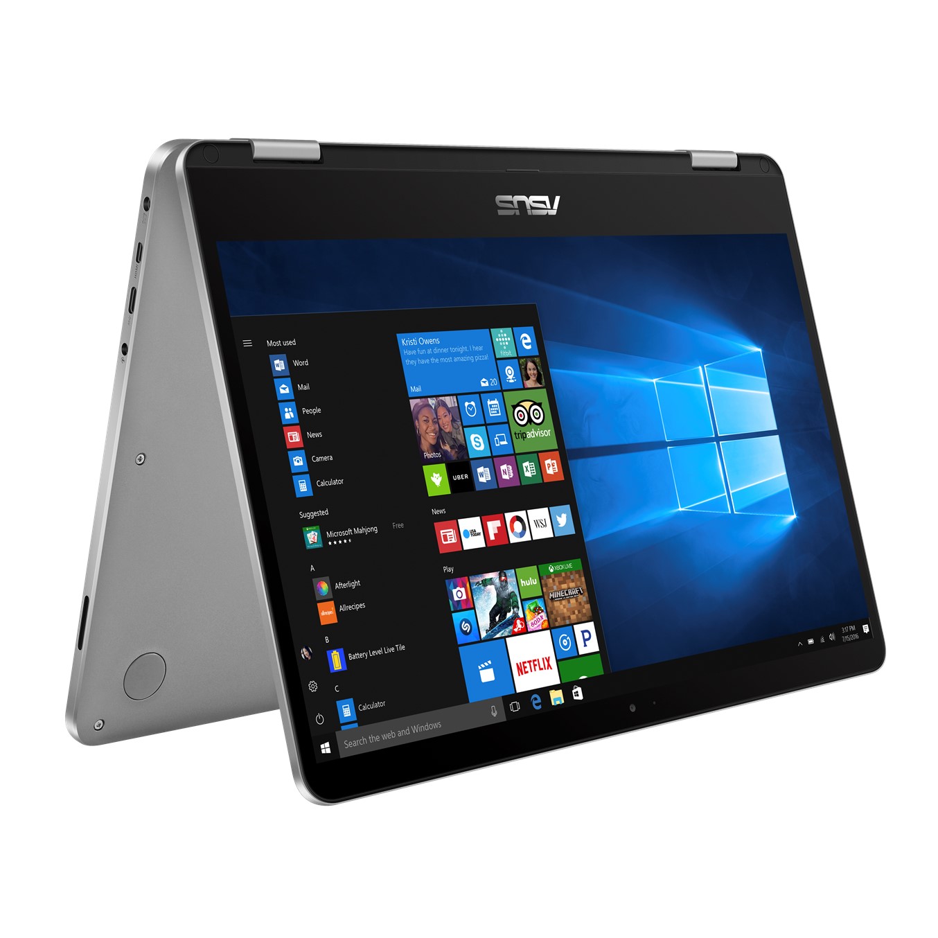 Portatil asus tp412fa - ec015t i5 - 8265u 14pulgadas 8gb - ssd256gb - wifi - bt - w10