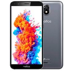 Telefono movil smartphone tp link neffos c5 plus gris - 5.34pulgadas -  16gb rom - 1gb ram - 5mpx -  2mpx - 3g -  quad core -  android go 8.1