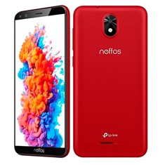 Telefono movil smartphone tp link neffos c5 plus rojo - 5.34pulgadas -  16gb rom - 1gb ram - 5mpx -  2mpx - 3g -  quad core -  android go 8.1