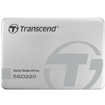 Disco duro interno solido hdd ssd transcend ssd220s 480gb 2.5pulgadas sata iii 6gb - s -  tlc -  carcasa de aluminio