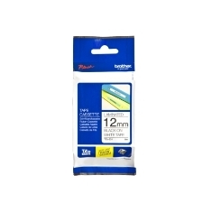 Cinta flexible brother tzefx231 12mm x 8m blanco -  negro flexibles