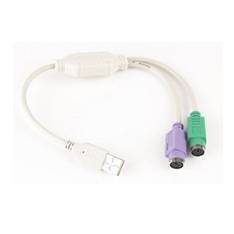 Adaptador uaps12 usb -  ps2 x2 -  macho - hembra -  0.3m