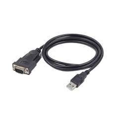 Cable convertidor usb 2.0 a puerto serie db - 9 (rs232). cable usb incluido 1.5m