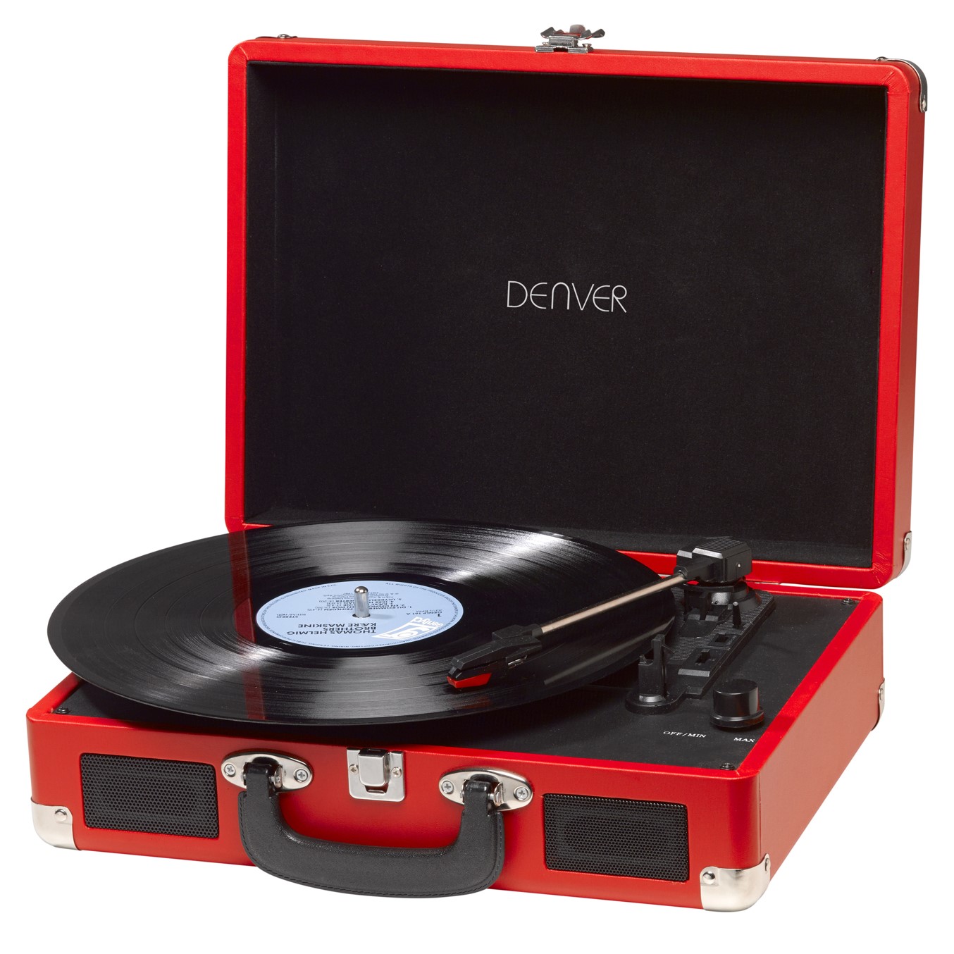 Giradiscos denver vpl - 120 rojo