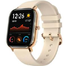 Pulsera reloj deportiva xiaomi amazfit gts gold -  smartwatch -  1.65pulgadas amoled -   ntsc -   resistente al agua 5 atm