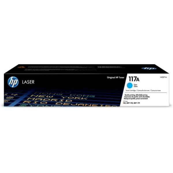 Toner hp 117a w2071a cian 700 paginas