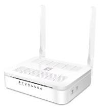 Router wifi dualband level one ac1200 300mb en 24ghz y 867mb en 5ghz 4p giga 2 antenas fijas wps