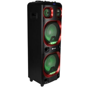 Altavoz premium ngs wild ska 2 800w -  woofer 12pulgadas x2 -  usb -  micro sd -  bluetooth -  aux