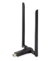 Adaptador wifi usb 3.0 dualband level one  ac1200 300mb en 24ghz y 867mb en 5ghz usb 3.0 2 antenas desmontables