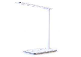 Lampara flexo flux´s con carga inalambrica - puerto usb - 4  modos con 10 niveles de brillo - temporizador