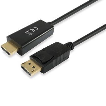 Cable displayport equip a hdmi macho - macho 3m negro 1 Cable displayport equip a hdmi macho - macho 3m negro